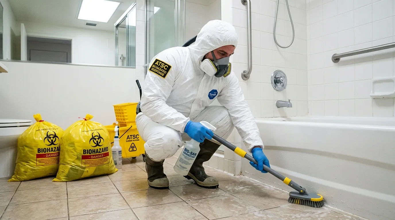 Decontamination equipment deployed for Blood Cleanup in Lyndon